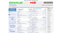Desktop Screenshot of adverts.pk